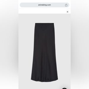 Anine Bing Silk Bar Skirt